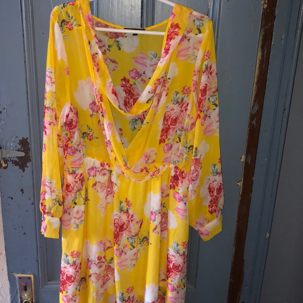 Yellow dress